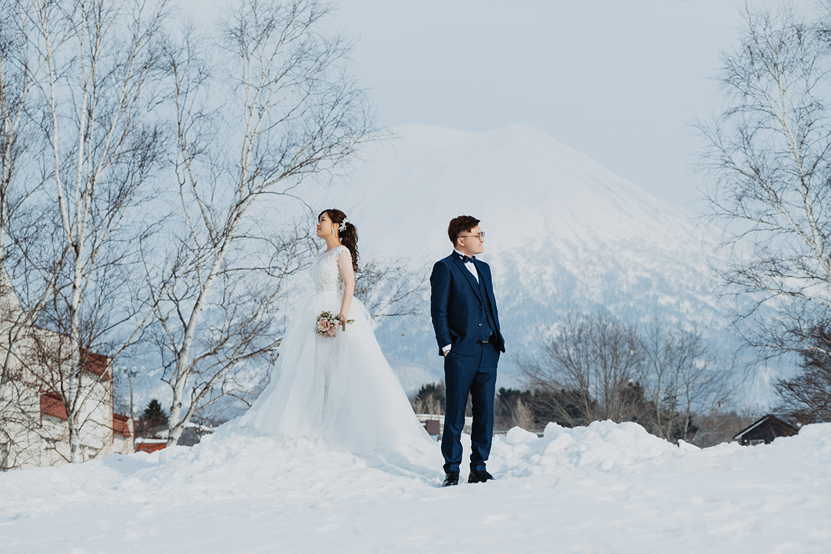 Japan Hokkaido Winter Wonderland Photoshoot at Forest, Niseko & Shrine  by Kuma on OneThreeOneFour 8