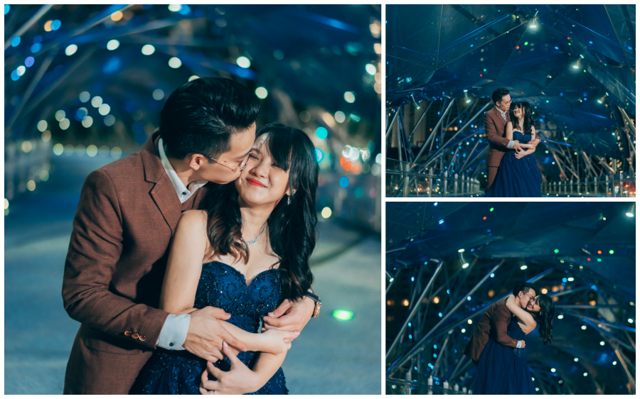 Singapore Pre-Wedding Photoshoot With Couple And Their Dogs At Bishan Park And Night Shoot At MBS by Michael on OneThreeOneFour 21