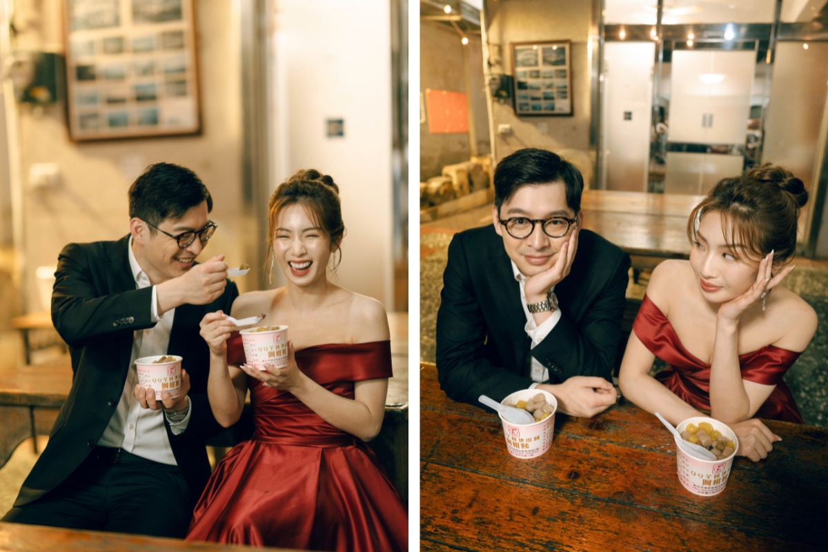 Taiwan Pre-Wedding Photoshoot Dadaocheng Golden Waterfall Jiufen Night Shoot Indoor Studio by OneThreeOneFour on OneThreeOneFour 39