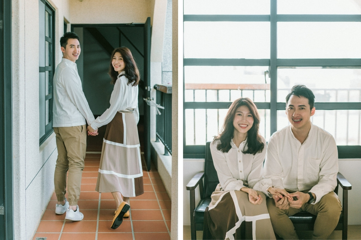 Taiwan Pre-Wedding Photoshoot Cafe Pier Lighthouse Countryside Street Beach by  on OneThreeOneFour 7