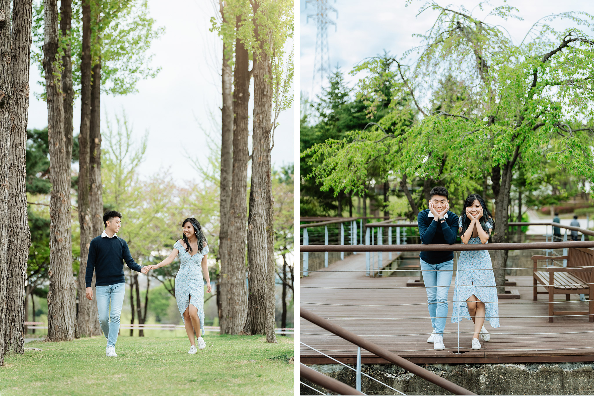 韓國首爾休閒情侶旅拍 櫻花季的仙遊島公園  by Jungyeol on OneThreeOneFour 12