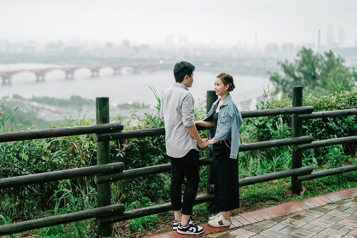Korea Casual Elopement Couple Photoshoot at Haneul Sky Park by Jungyeol on OneThreeOneFour 13