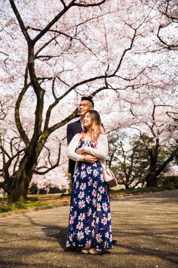 Japan Tokyo Surprise Proposal Photoshoot At Shinjuku Gyoen During Cherry Blossom Season by Koki on OneThreeOneFour 11