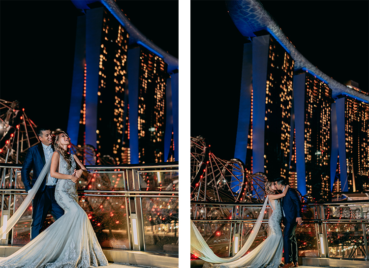singapore wedding photoshoot marina bay sands