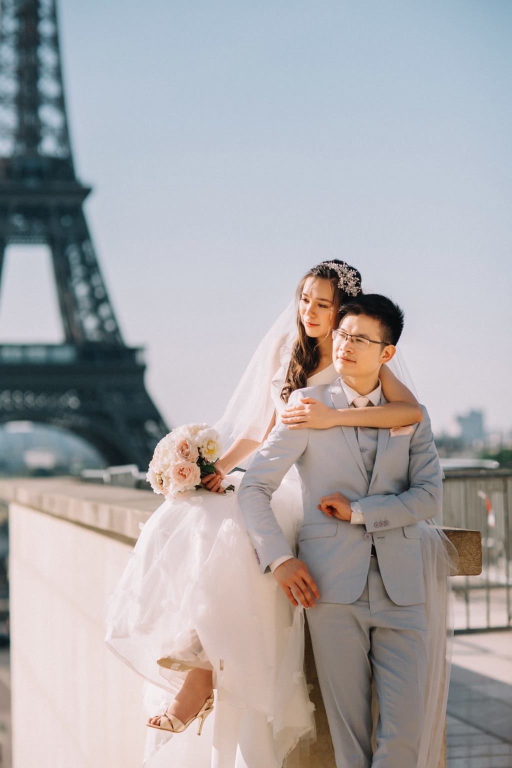 Paris Wedding Photo Session Arc de Triomphe by Vin on OneThreeOneFour 1