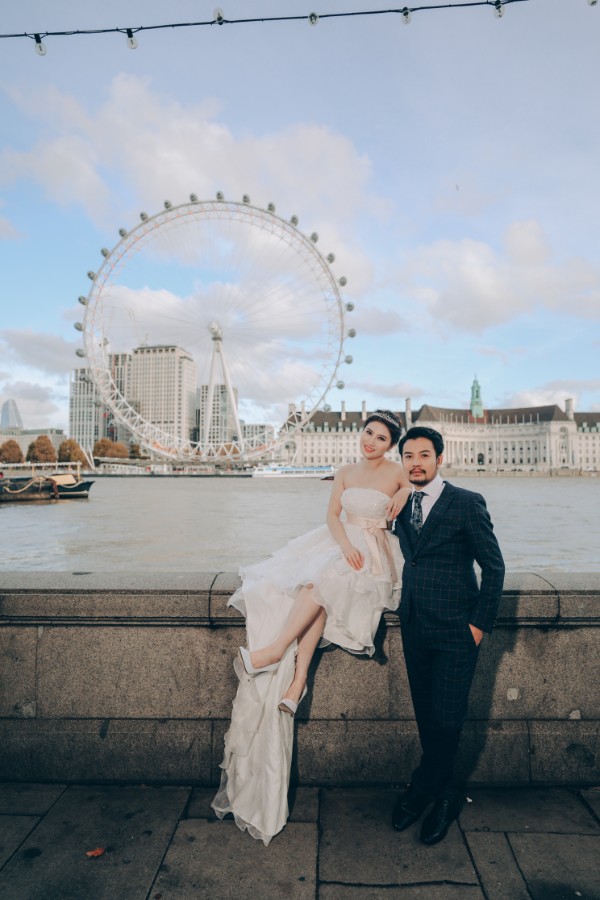 London Pre-Wedding Photoshoot At Big Ben, Millennium Bridge, Tower Bridge, Palace of Westminister and St.Paul Cathedral  by Dom on OneThreeOneFour 19