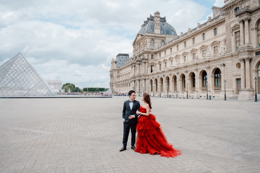 Parisian Elegance: Steven & Diana's Love Story at the Eiffel Tower, Palais Royal, Jardins Du Royal, Avenue de Camoens, and More by Arnel on OneThreeOneFour 23