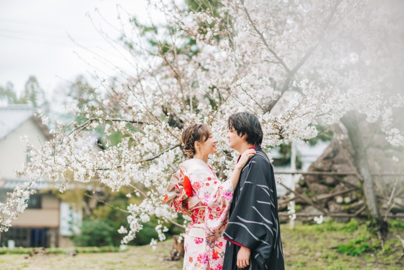 J&SJ: Kimono pre-wedding in Kyoto during popular cherry blossom season by Shu Hao on OneThreeOneFour 6