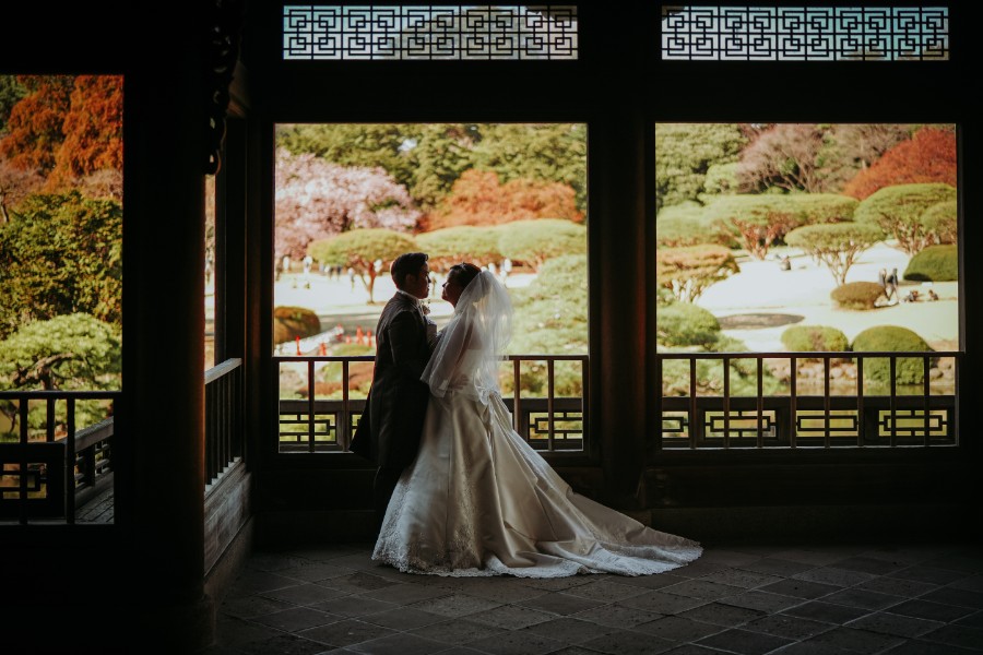A&C: Tokyo Garden Pre-wedding Photoshoot by Ghita on OneThreeOneFour 7