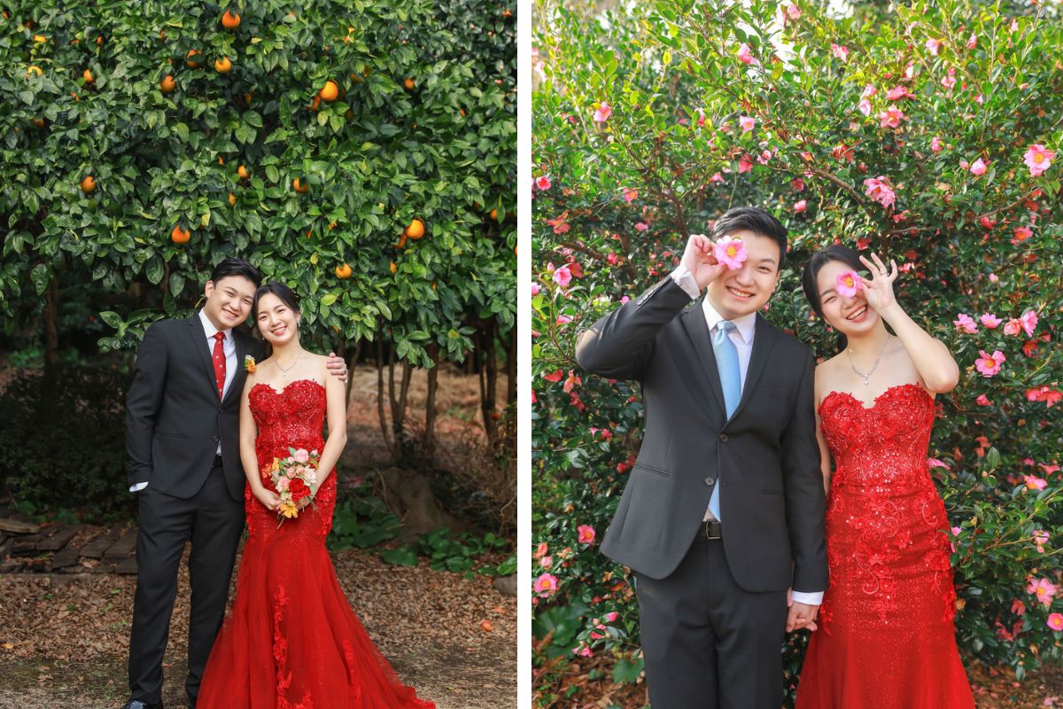 Jeju Prewedding Photoshoot At Saebyeoul Oreum, Camellia Hill Botanic Gardens And Hyeopjae Beach by Byunghyun on OneThreeOneFour 12