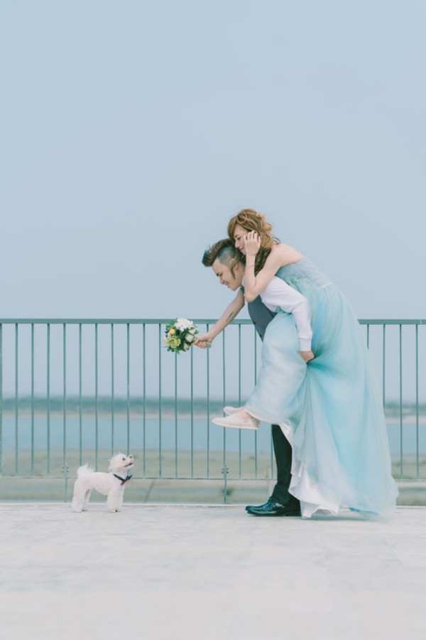Taiwan Outdoor Pre-Wedding Photoshoot At Forest And Beach  by Star  on OneThreeOneFour 4