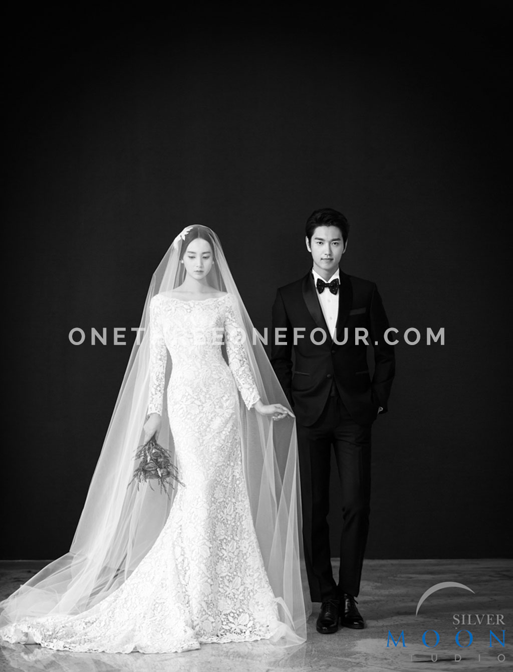 Korean Studio Pre-Wedding Photography: Elegance by Silver Moon Studio on OneThreeOneFour 13