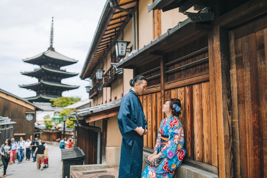 日本京都東山區，法觀寺八坂塔 和服拍攝 by Shu Hao on OneThreeOneFour 21