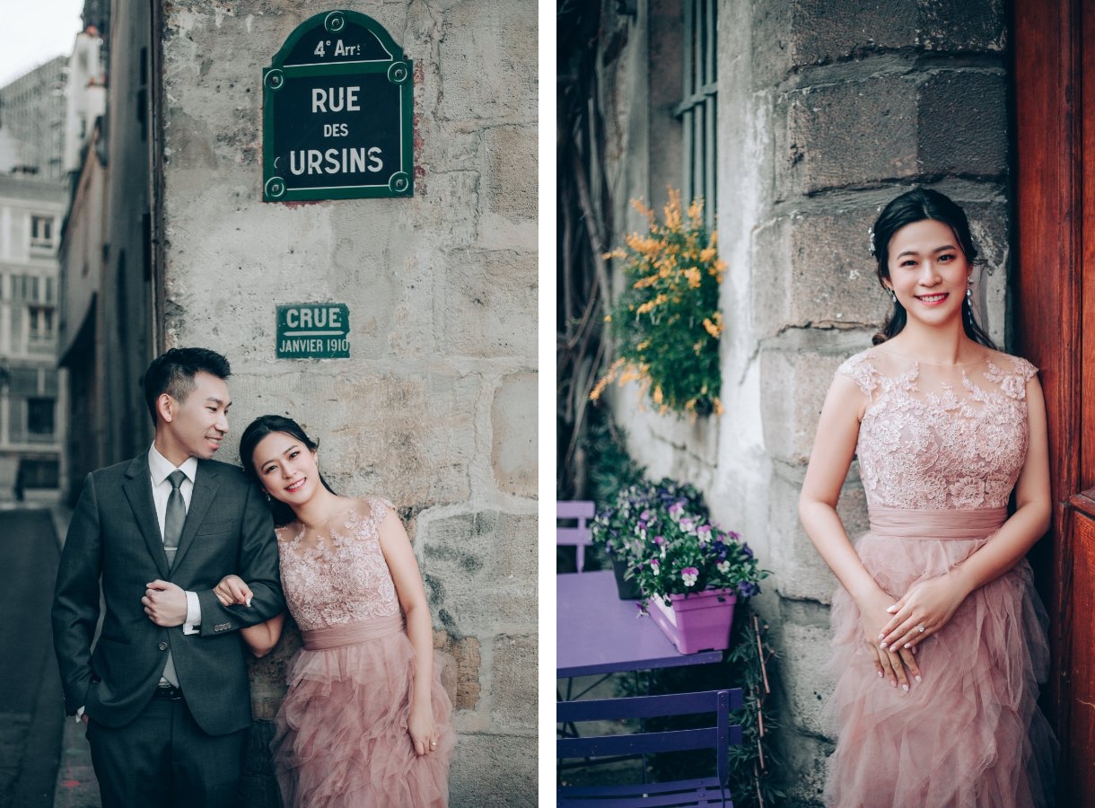 J&A: US Couple's Paris Day to Night Pre-wedding Photoshoot by Yao on OneThreeOneFour 22