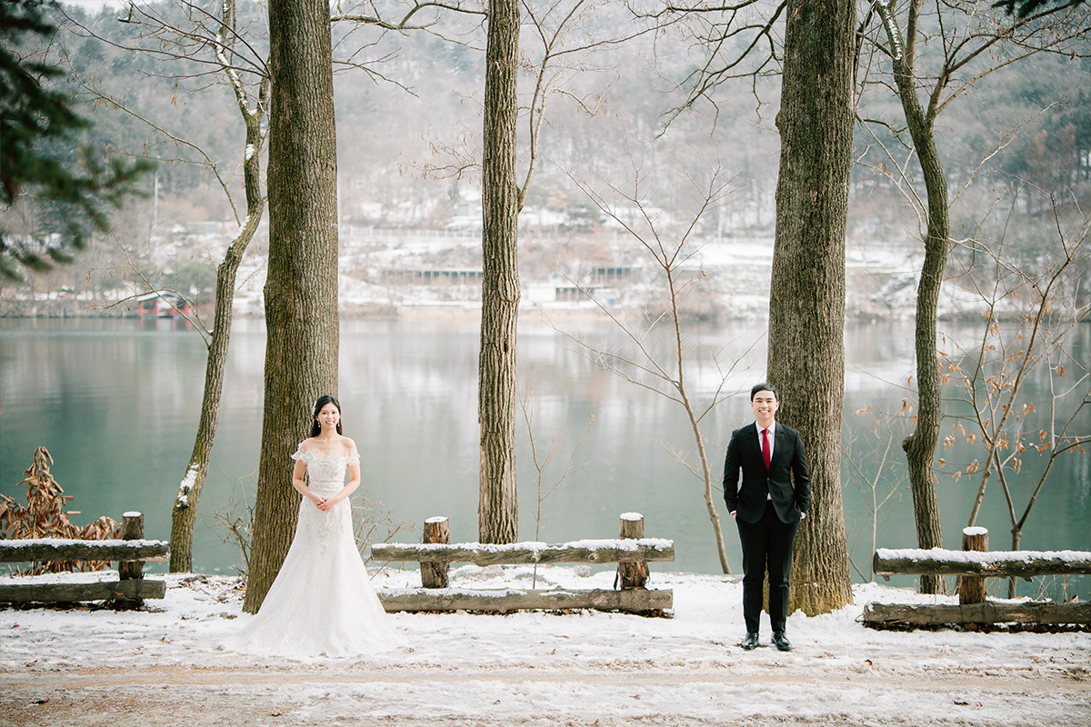 Enchanting Winter Pre-Wedding Shoot in the Serene Jeju Island by Jungyeol on OneThreeOneFour 7