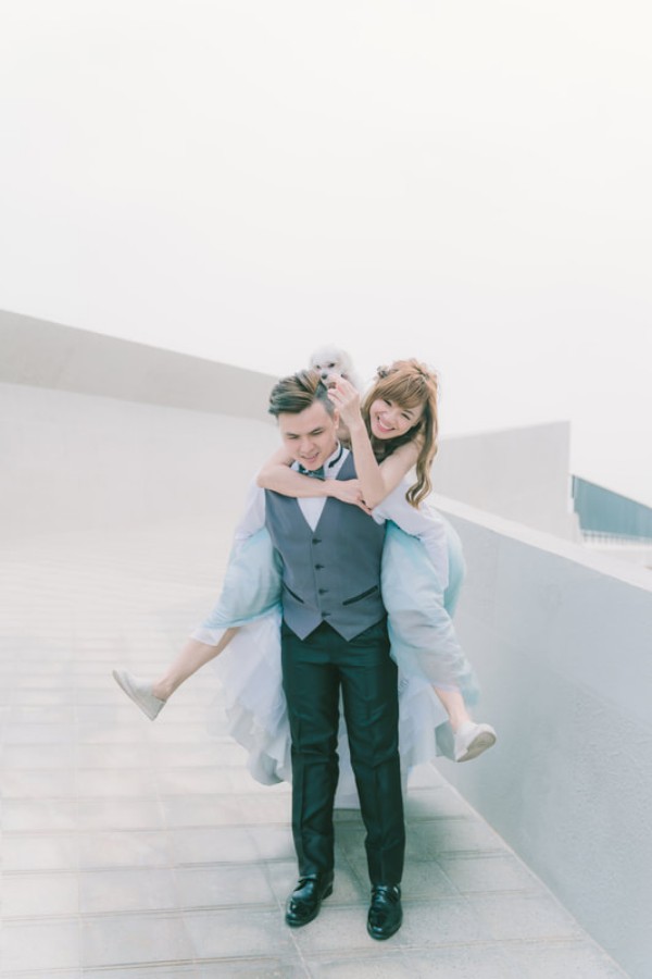 Taiwan Outdoor Pre-Wedding Photoshoot At Forest And Beach  by Star  on OneThreeOneFour 1