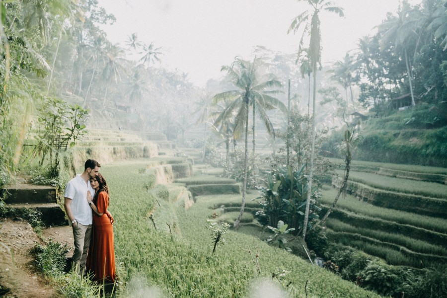 A&Z: Bali Honeymoon Photoshoot at Ceking Rice Terrace by Agus on OneThreeOneFour 17