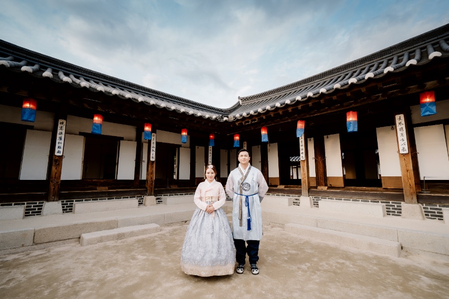 C&J: Korea Spring Pre-wedding Photoshoot with Hanbok at Namsangol Hanok Village and Nami Island by Jungyeol on OneThreeOneFour 10