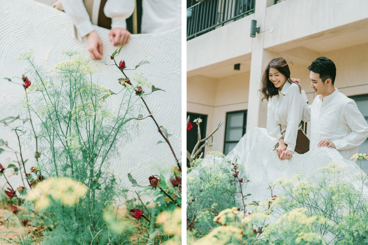 Taiwan Pre-Wedding Photoshoot Cafe Pier Lighthouse Countryside Street Beach by  on OneThreeOneFour 3