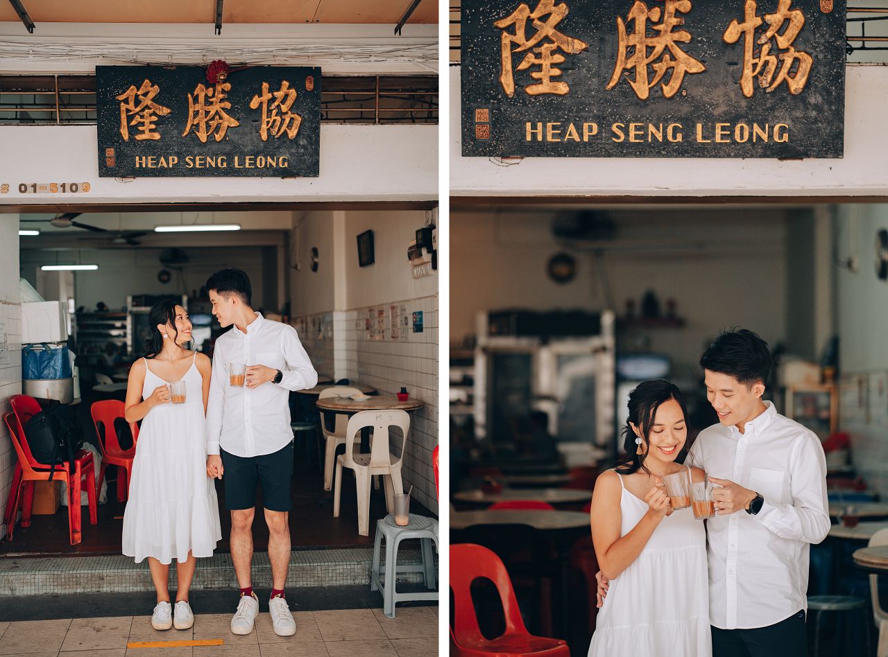 Oriental-inspired Cheongsam Pre-Wedding Photoshoot in Singapore by Michael on OneThreeOneFour 17