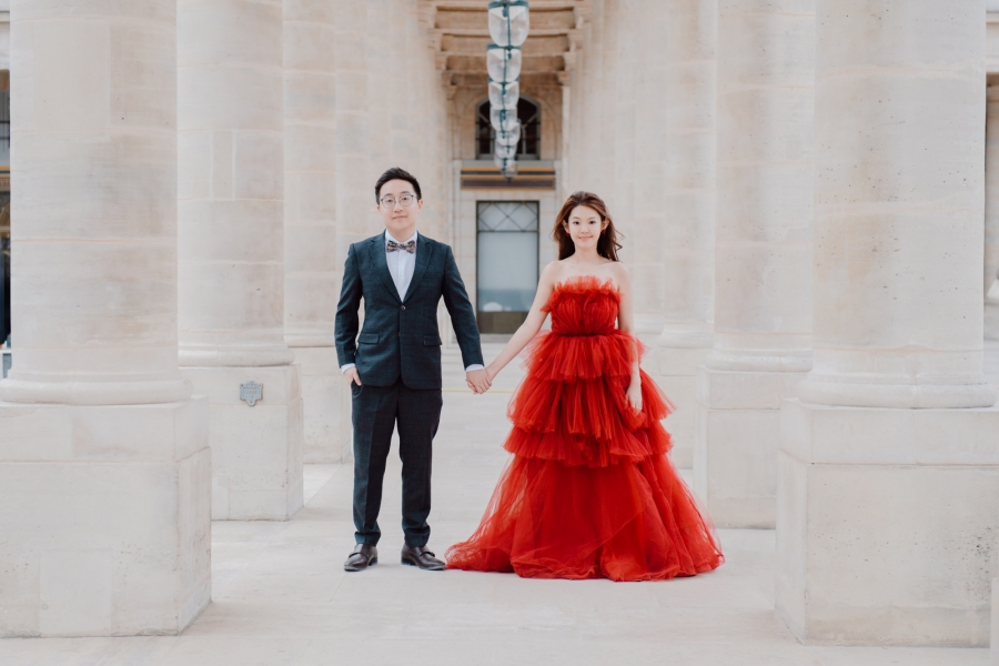 Parisian Elegance: Steven & Diana's Love Story at the Eiffel Tower, Palais Royal, Jardins Du Royal, Avenue de Camoens, and More by Arnel on OneThreeOneFour 17