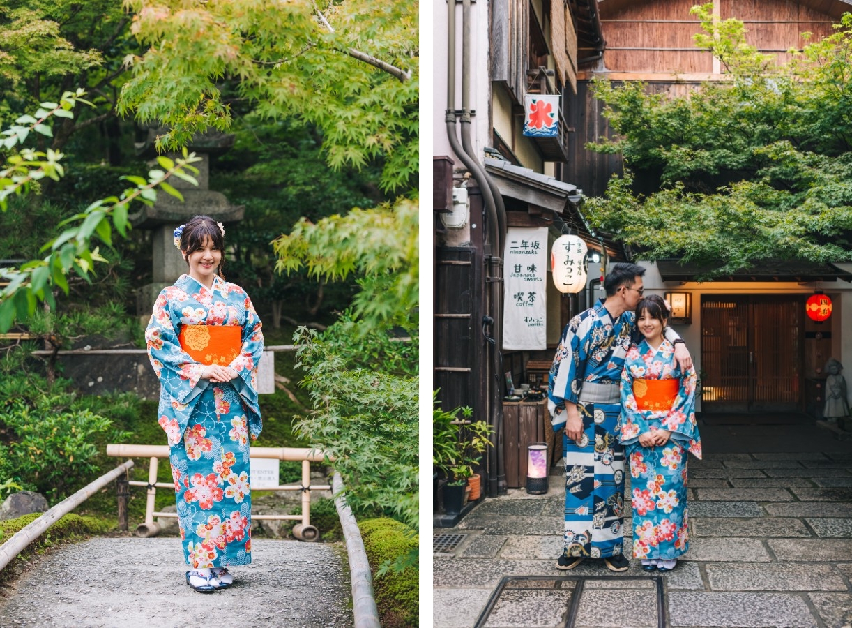K: Autumn kimono pre-wedding in Kyoto, Higashiyama District by Shu Hao on OneThreeOneFour 16