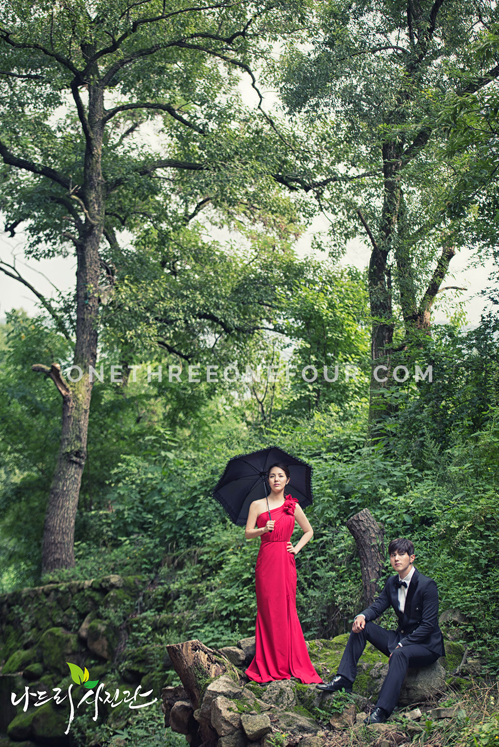 Korean Studio Pre-Wedding Photography: Forest (Outdoor) by Nadri Studio on OneThreeOneFour 1