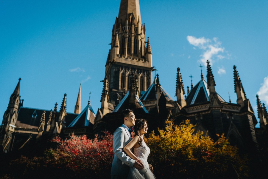 M&K: Melbourne Golden Hour Pre-wedding Photoshoot at Princes Pier by Felix on OneThreeOneFour 11