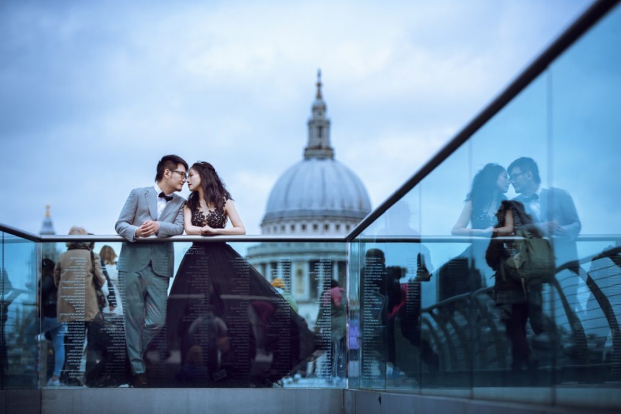 London Pre-Wedding Photoshoot At Big Ben And Westminster Abbey  by Dom on OneThreeOneFour 18