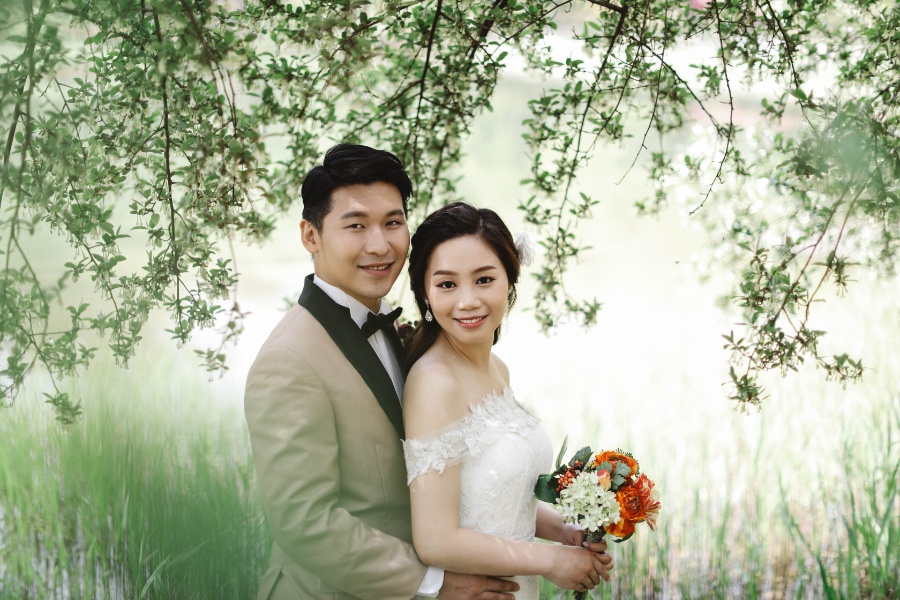 V&C: Hongkong Couple's Korea Pre-wedding Photoshoot at Kyung Hee University and Seoul Forest in Tulips Season by Beomsoo on OneThreeOneFour 12