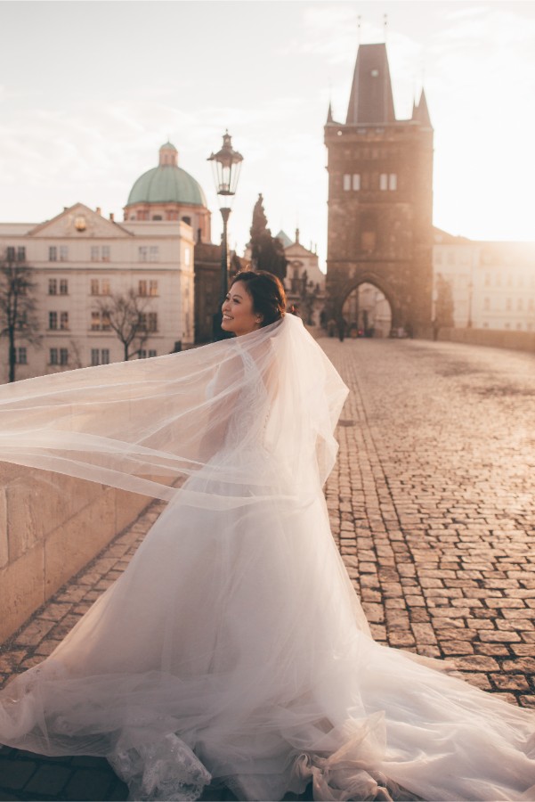 M&B: Prague Fairytale Pre-wedding Photoshoot  by Nika on OneThreeOneFour 8