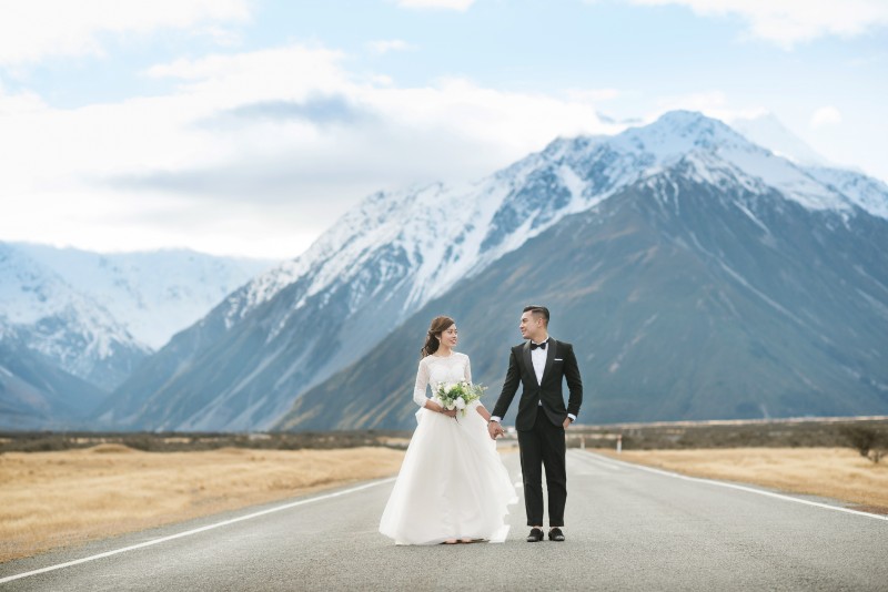 New Zealand Mount Cook Prewedding Photoshoot with Singaporean Couple by Mike on OneThreeOneFour 16