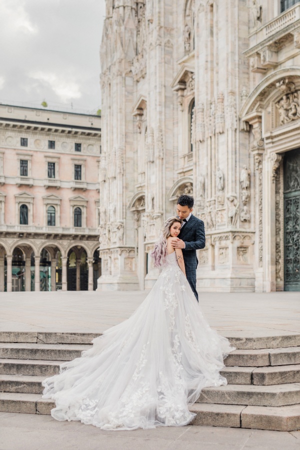 Naomi & Hann's Wedding Photoshoot in Milan by Olga on OneThreeOneFour 6
