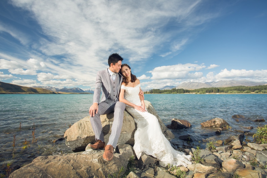 New Zealand Pre-Wedding Photoshoot At Lake Tekapo And Lake Pukaki  by Xing on OneThreeOneFour 4