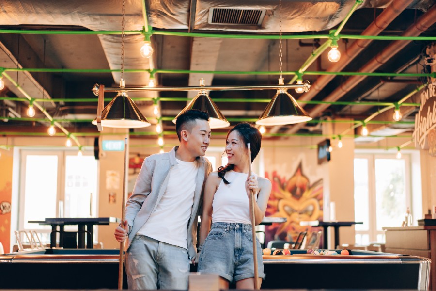 C&M: Fun pre-wedding at Level Up bar, Changi Jewel and Wetlands by Michael on OneThreeOneFour 2