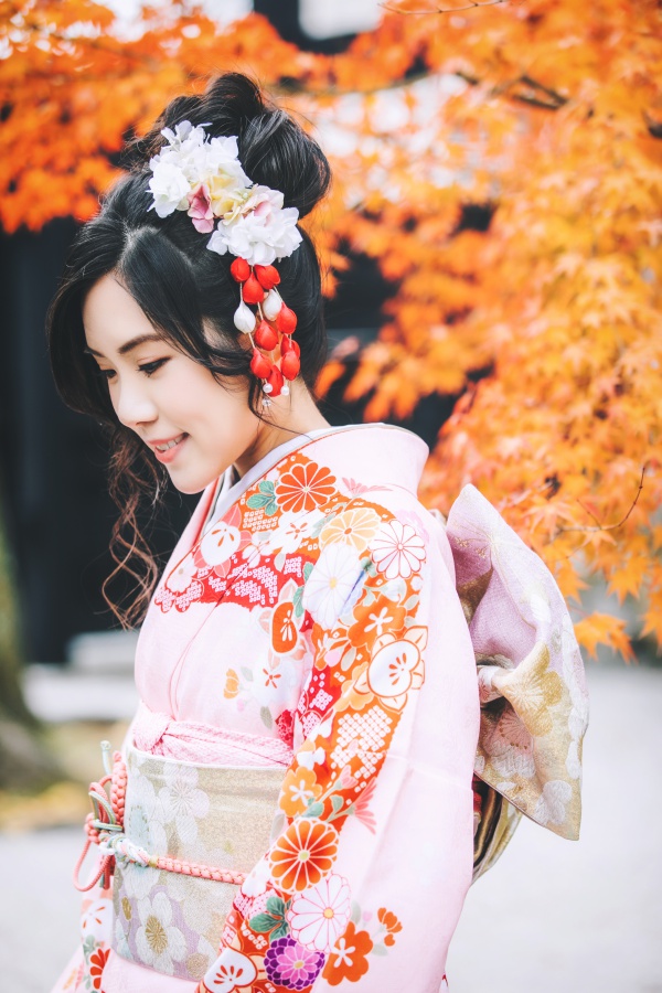 Kyoto Kimono Photoshoot At Shosei-en Garden and Kennin-Ji Temple, Gion District  by Shu Hao  on OneThreeOneFour 17