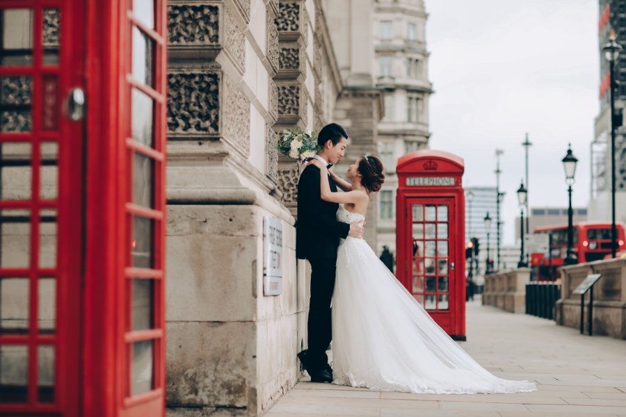 London Pre-Wedding Photoshoot At Westminster Abbey, Millennium Bridge And Church Ruins by Dom  on OneThreeOneFour 7