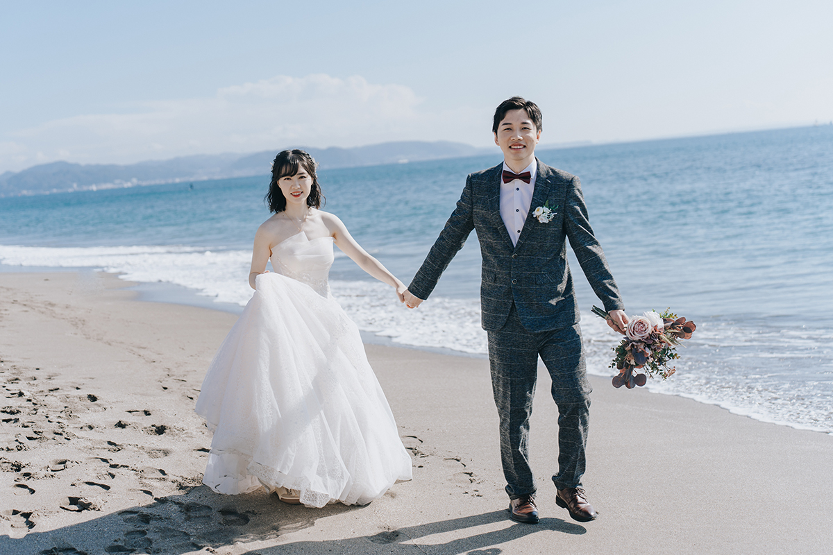 Tokyo Pre-Wedding at Beach & Odaiba Statue of Liberty by Cui Cui on OneThreeOneFour 1