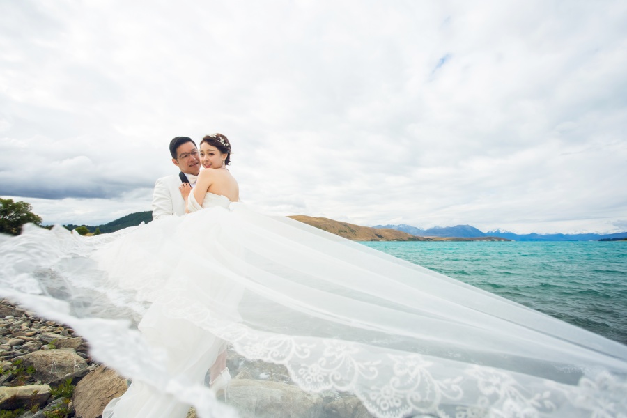 New Zealand Pre-Wedding Photoshoot At Christchurch, Lake Pukaki And Alpaca Farm  by Xing on OneThreeOneFour 33