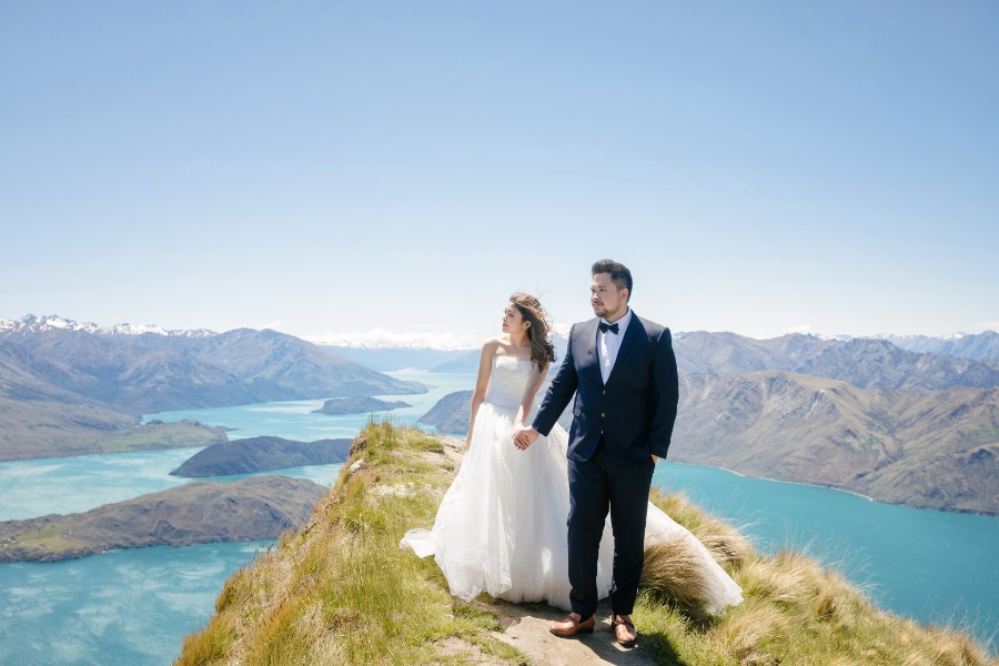 K&M: Dreamy pre-wedding in New Zealand at Coromandel Peak and alpaca farm during Lupin season  by Fei on OneThreeOneFour 5