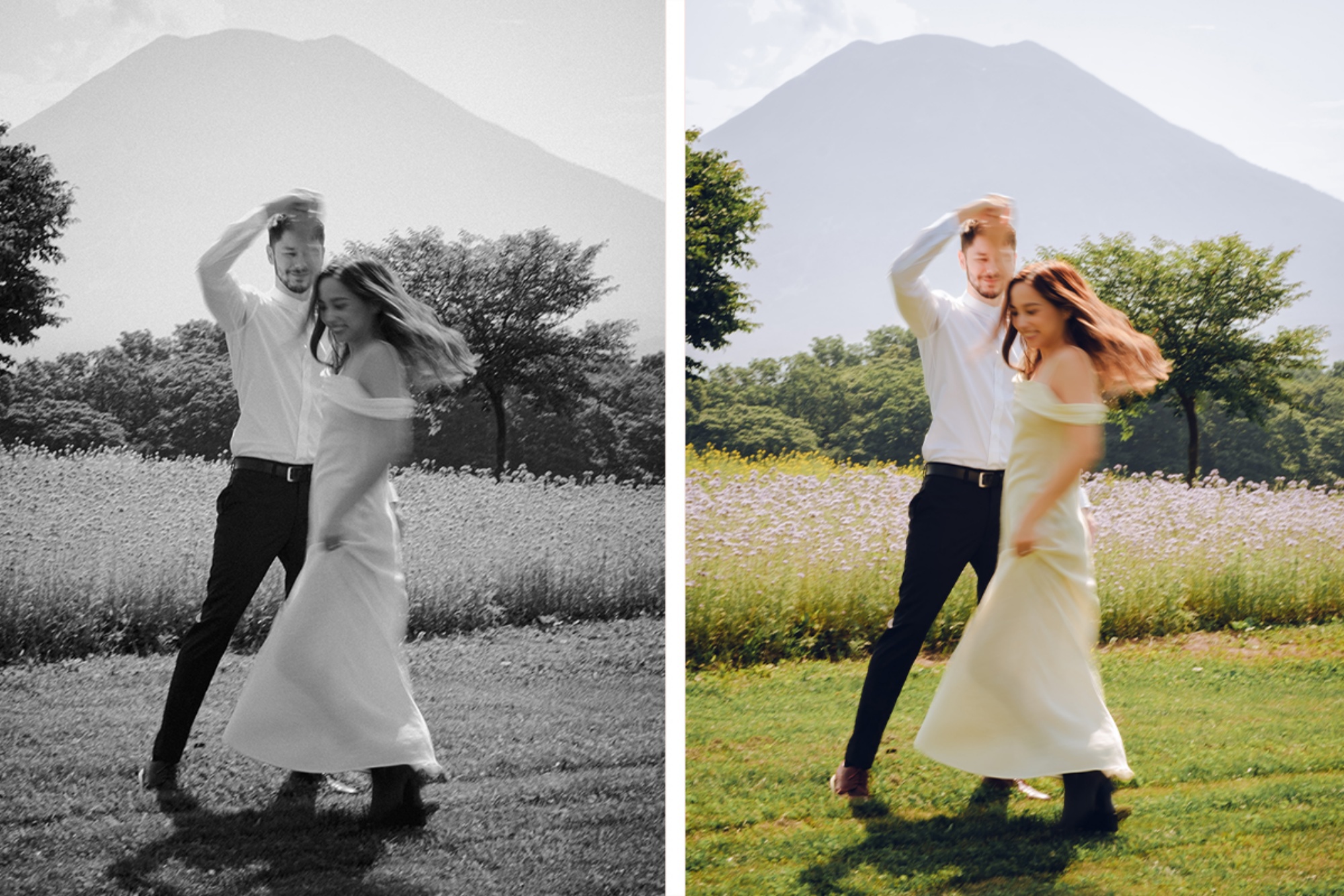 Capturing Love in Bloom: Japan Hokkaido Niseko Summer Pre-Wedding Shoot with Jlou and Dan by Kuma on OneThreeOneFour 10