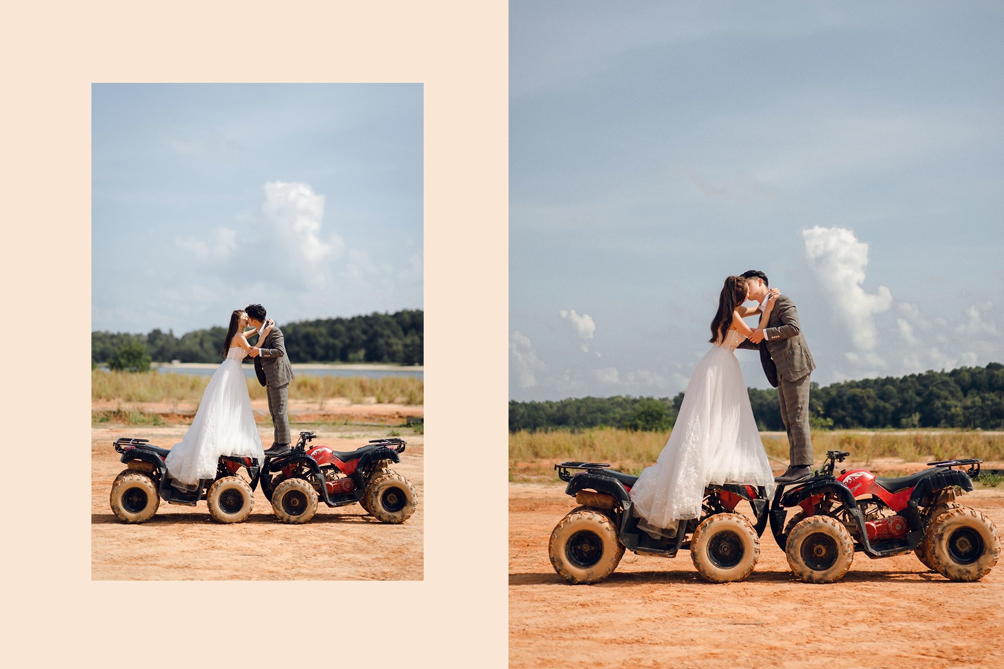 Bintan Pre-Wedding Photoshoot: Xiao Qian & Xavier's Romantic Shoot at ANMON Resort, Blue Lake, Sand Dunes & ATV Adventure by HS on OneThreeOneFour 54