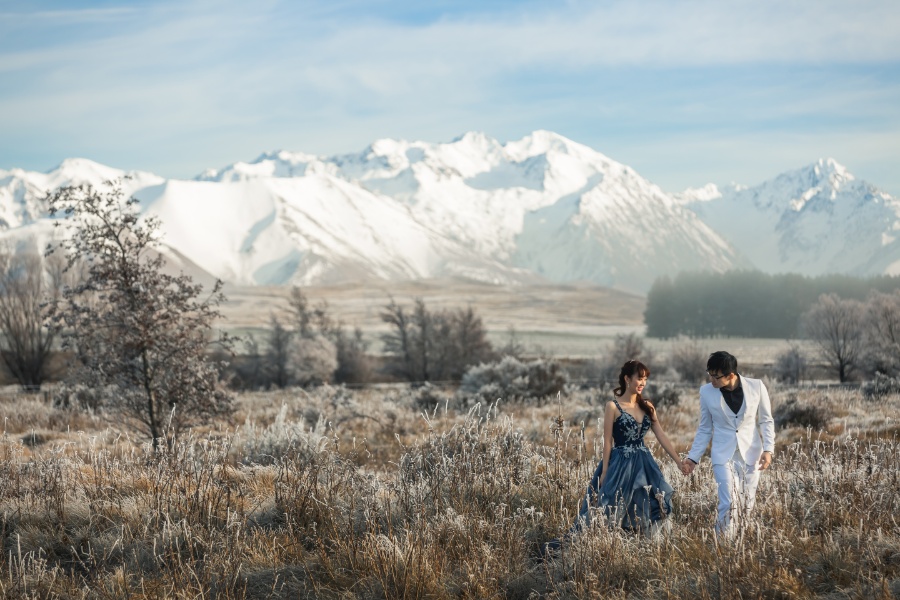 M&P: New Zealand Winter Pre-wedding Photoshoot with Milky Way at Lake Tekapo by Xing on OneThreeOneFour 8