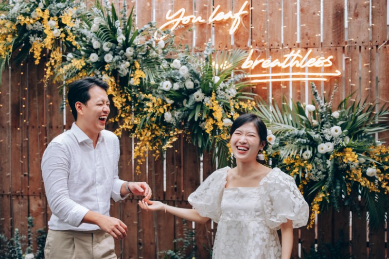 S&B: Lovely Wedding at lush venue, Botanico at the Garage, with Korean couple by Cheng on OneThreeOneFour 47