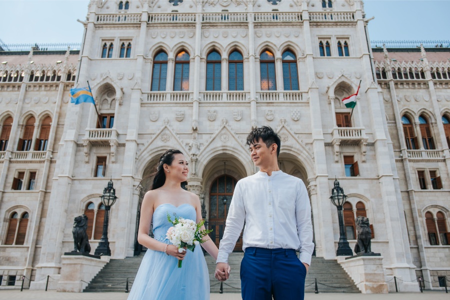 J&W: Budapest Full-day Pre-wedding Photoshoot around Castle Hill by Drew on OneThreeOneFour 34