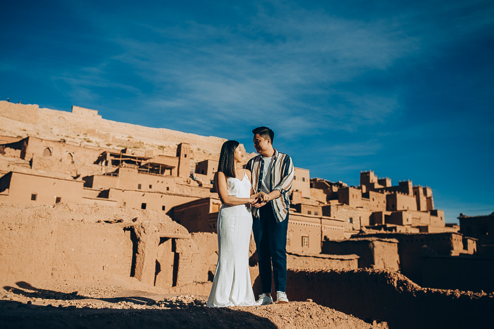 Morocco Pre-Wedding Photoshoot At Aït Benhaddou, Sahara Desert And Marrakech  by Rich on OneThreeOneFour 16