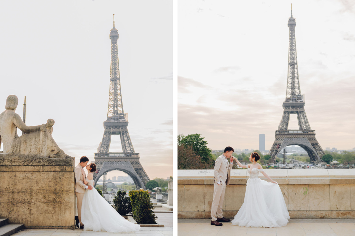Paris Prewedding Photoshoot at Port Debilly, Palace Du Trocadero, Tuileries Garden, Lourve Museum  by Arnel on OneThreeOneFour 3