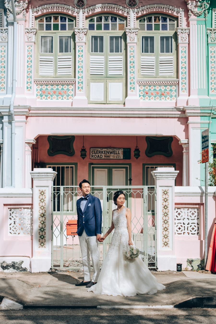 Singapore Pre-Wedding Photoshoot At Joo Chiat Street Peranakan Houses And Local Hawker Centre by Cheng on OneThreeOneFour 2