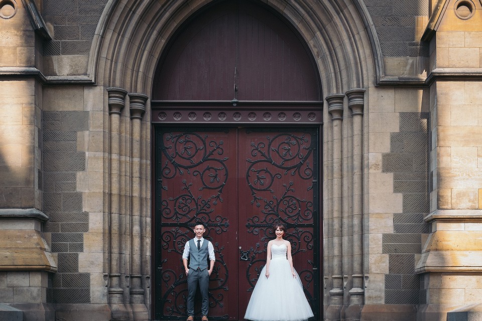 Melbourne Post-Wedding Photoshoot At Flinders Street Railway Station  by Felix  on OneThreeOneFour 0
