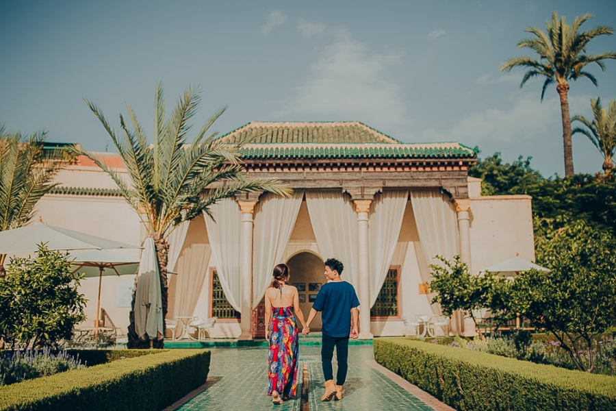 Morocco Pre-Wedding Photoshoot At Marrakech - Le Jardin Secret And Djemma El Fna Tower by Rich on OneThreeOneFour 6